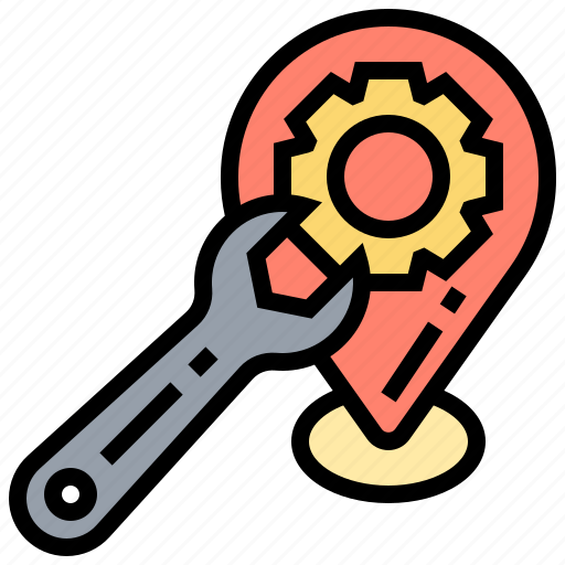 Location, repair, service, support, wrench icon - Download on Iconfinder