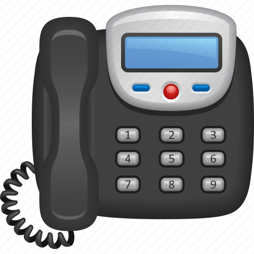 Handset, landline, office phone, phone, telephone icon - Download on Iconfinder