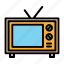 tv old, television, antenna, cinema, series, serial, monitor, video, seriate 