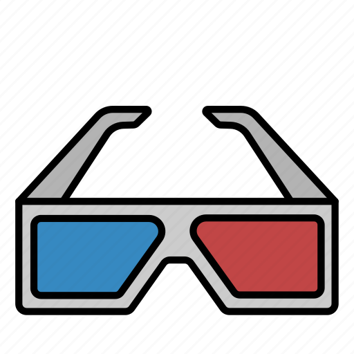 Television, electronic, 3d glasses icon - Download on Iconfinder