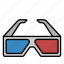television, electronic, 3d glasses 