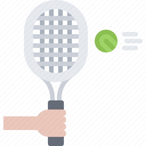 Ball, hand, match, player, racket, sport, tennis icon - Download on Iconfinder