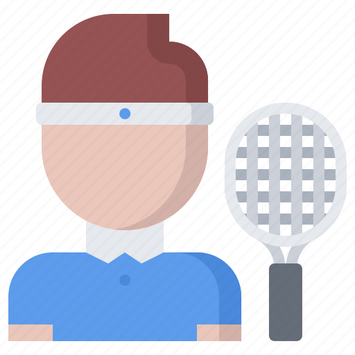 Man, match, player, racket, sport, tennis icon - Download on Iconfinder