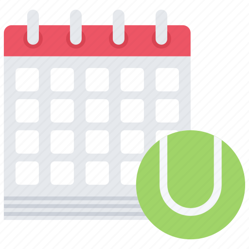 Calendar, date, match, player, sport, tennis icon - Download on Iconfinder