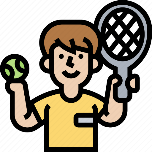 Tennis, sports, player, athlete, exercise icon - Download on Iconfinder