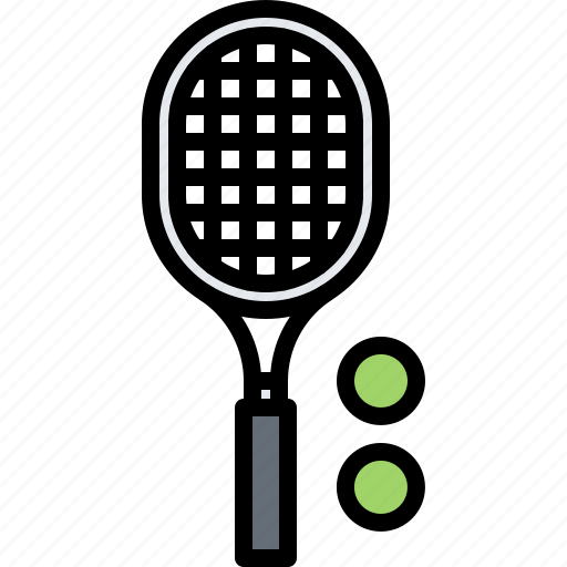 Ball, equipment, match, player, racket, sport, tennis icon - Download on Iconfinder