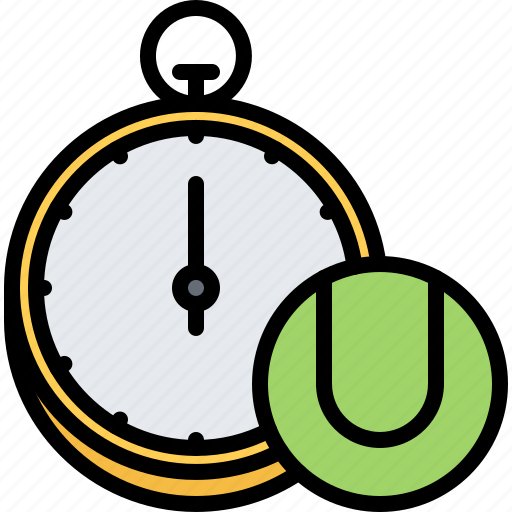 Ball, match, player, sport, stopwatch, tennis, time icon - Download on Iconfinder
