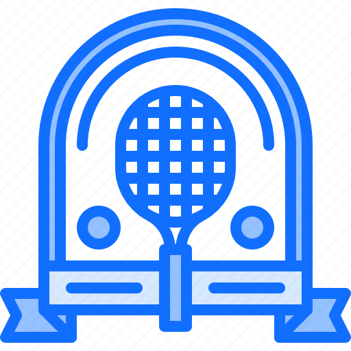 Badge, match, pin, player, racket, sport, tennis icon - Download on Iconfinder