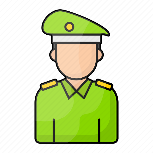 Army officer, military, soldier, retired, army icon - Download on Iconfinder