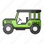 jeep, buggy, vehicle, transport, automobile, car 