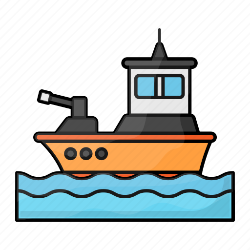 Battleship, warship, ship, hijacking, military, equipment icon - Download on Iconfinder