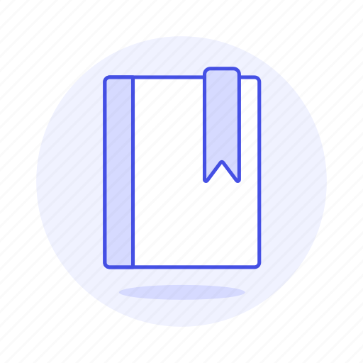 Blue, bookmark, books, closed, magazine, notebook, read icon - Download on Iconfinder