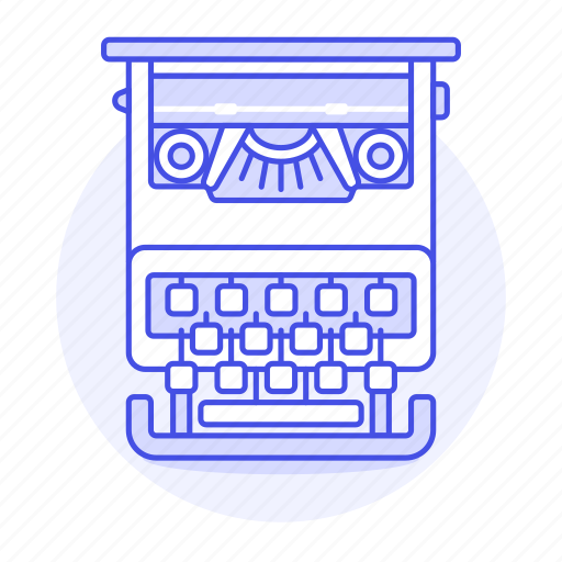 Red, supplies, text, tools, typewriter, writing icon - Download on Iconfinder