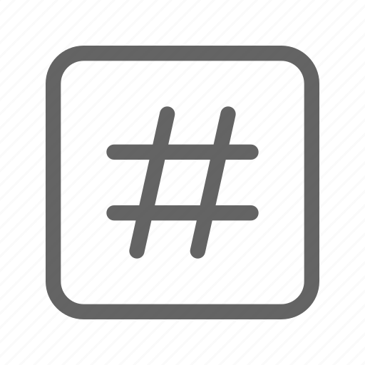 Hashtag, social, trend, viral icon - Download on Iconfinder