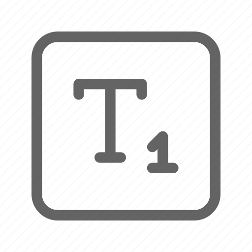 Letter, subscript, text, type icon - Download on Iconfinder