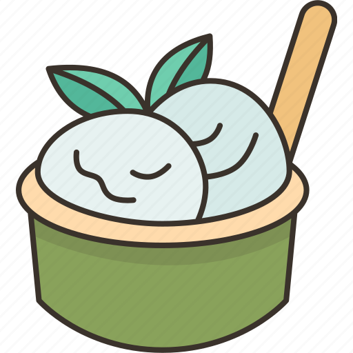 Ice, cream, coconut, milk, tasty icon - Download on Iconfinder