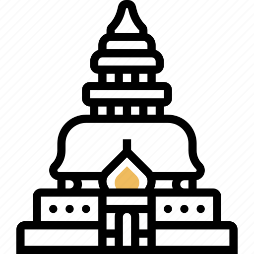 Pagoda, temple, buddhism, thai, architecture icon - Download on Iconfinder