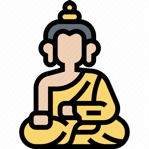 Buddha, buddhism, religion, temple, pray icon - Download on Iconfinder
