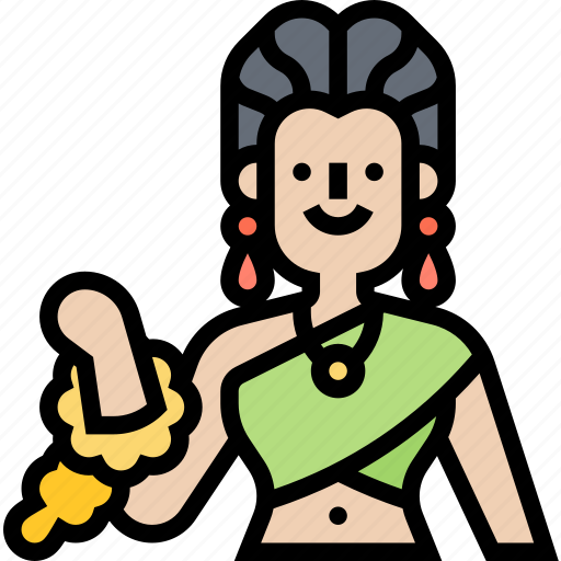 Costume, thai, woman, national, culture icon - Download on Iconfinder