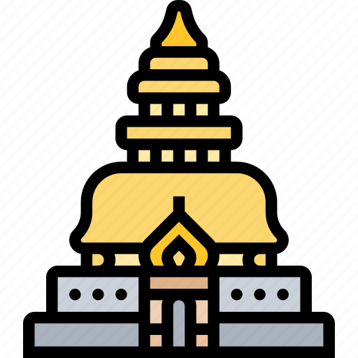 Pagoda, temple, buddhism, thai, architecture icon - Download on Iconfinder