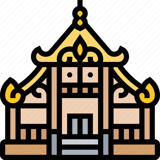 Temple, buddhism, thai, culture, heritage icon - Download on Iconfinder