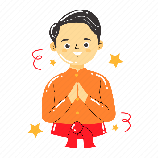 Thai man, man, traditional, clothes, thailand, thai, culture icon - Download on Iconfinder