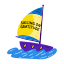 sailing, boat, thanks, schooner, typography 