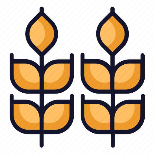 Barley, branch, food, nature, wheat icon - Download on Iconfinder