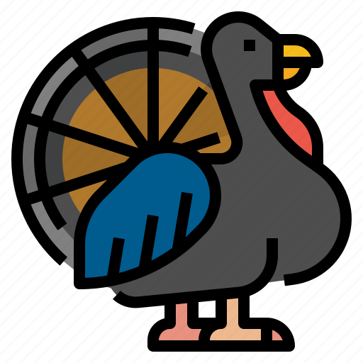 Turkey, animals, bird, wild icon - Download on Iconfinder