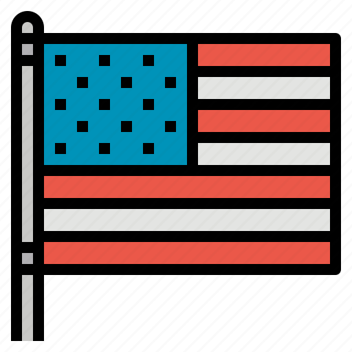 Usa, flag, american, america icon - Download on Iconfinder
