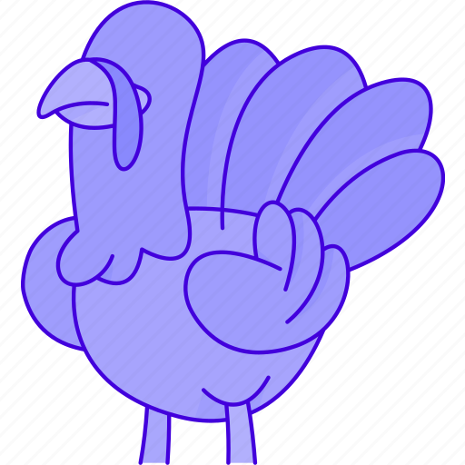 Turkey, thanksgiving, automn, autumn, aniaml, bird, nature icon - Download on Iconfinder