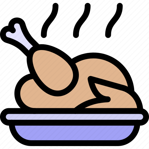 Turkey, chicken, food, meal, meat, thanksgiving icon - Download on Iconfinder