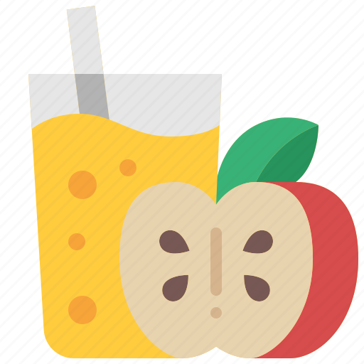 Apple, cider, juice, drink, healthy, beverage, glass icon - Download on Iconfinder