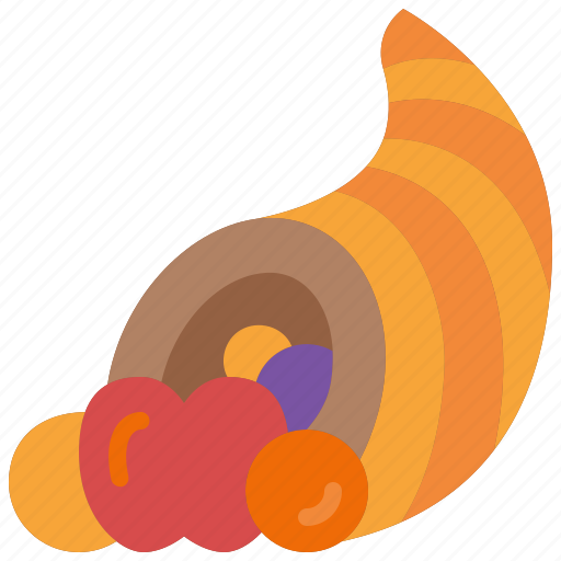 Cornucopia, basket, thanksgiving, harvest, abundance, autumn, food icon - Download on Iconfinder