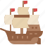 mayflower, ship, sailing, thanksgiving, transport, history, boat 