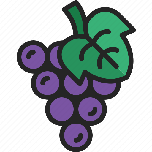 Grape, wine, fruit, harvest, thanksgiving, food, berry icon - Download on Iconfinder
