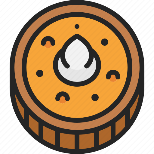 Pumpkin, pie, dessert, bakery, food, sweet, whole icon - Download on Iconfinder