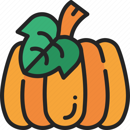 Pumpkin, vegetable, harvest, thanksgiving, autumn, food, fruit icon - Download on Iconfinder