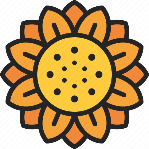 Sunflower, flower, summer, plant, flora, nature, thanksgiving icon - Download on Iconfinder