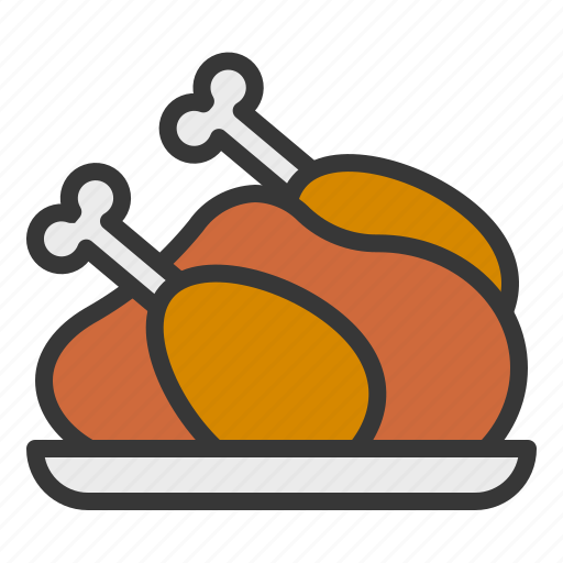 Chicken Food Thanksgiving Turkey Icon