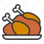 chicken, food, thanksgiving, turkey 