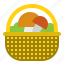basket, crop, fall, mushroom, thanksgiving 