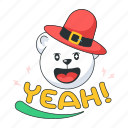thanksgiving bear, thanksgiving teddy, thanksgiving hat, thanksgiving day, bear face 