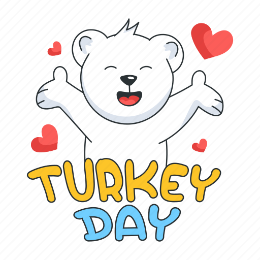 Thanksgiving day, turkey day, hanging board, thanksgiving bear, thanksgiving teddy illustration - Download on Iconfinder
