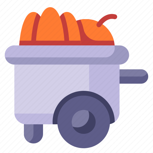 Cart, food, fruit, restaurant, thanksgiving, trolley icon - Download on Iconfinder