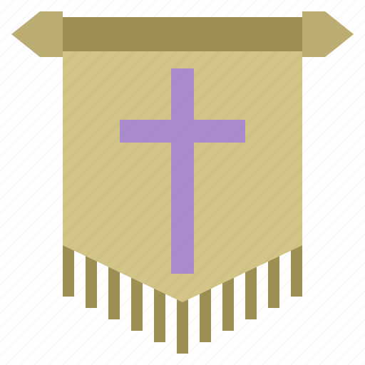 Flag, christian, cross, jesus, thanksgiving icon - Download on Iconfinder