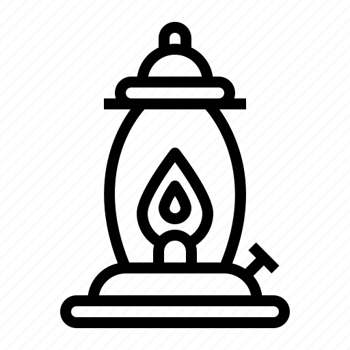 Oil, lamp, gas, lantern, light icon - Download on Iconfinder