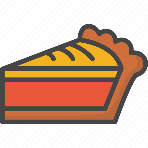 Colored, holidays, pie, slice, thanksgiving icon - Download on Iconfinder