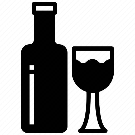 Wine, bottle, drink, glass, restaurant icon - Download on Iconfinder