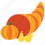 thanksgiving, cornucopia, fruit 